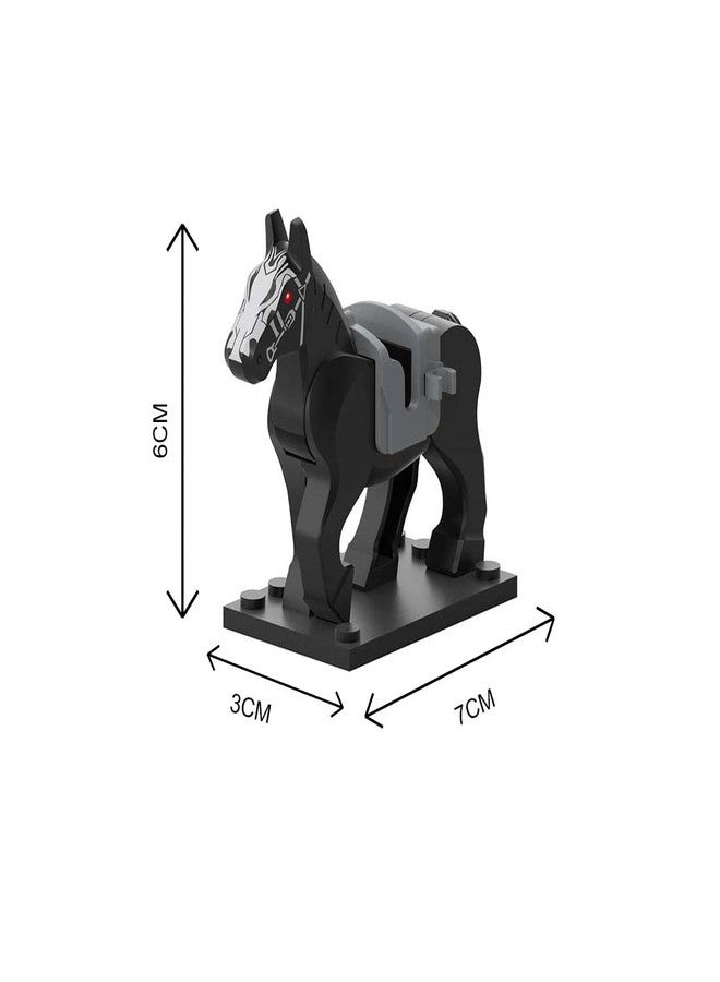 ALiquid Custom Minifigure Horse Set for Lego Minifigures - 10 Pcs - Image 5